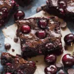 Fudgy Chocolate Cherry Brownies