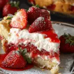 Strawberry Cheesecake Dump Cake