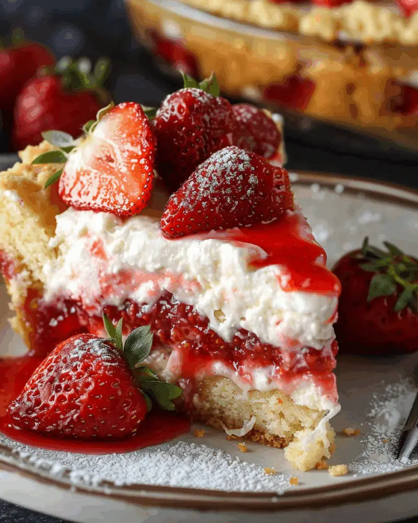 Strawberry Cheesecake Dump Cake