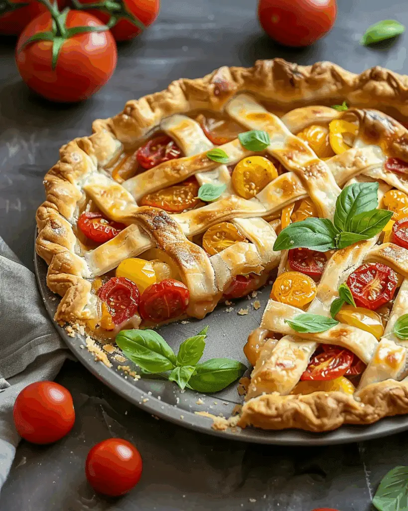 Cherry Tomato Pie
