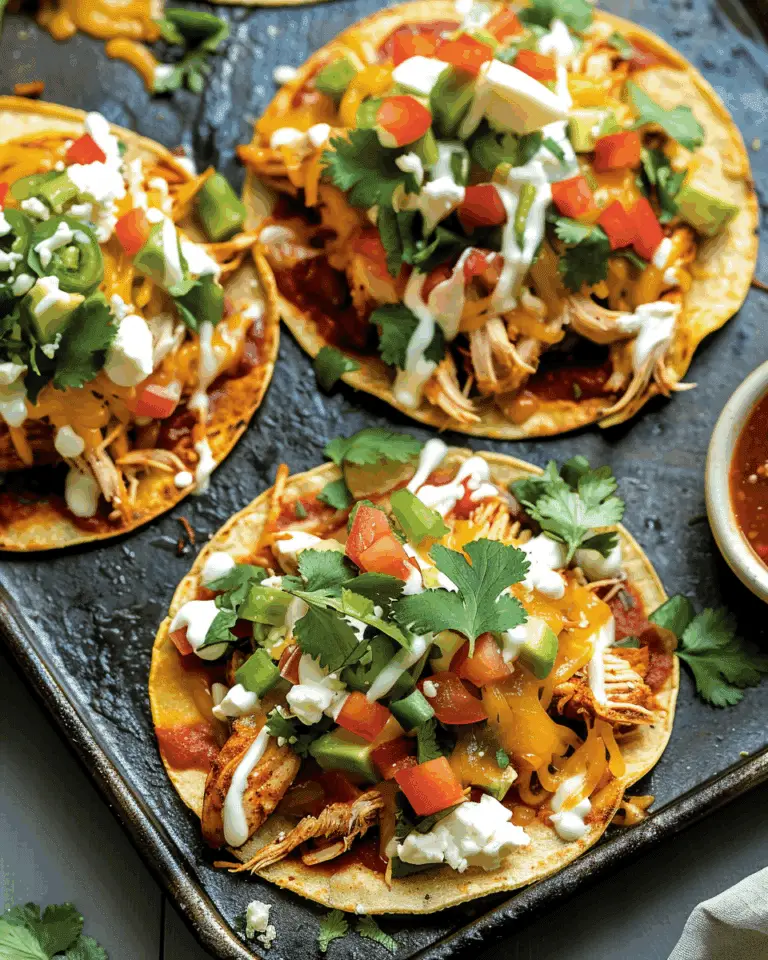 Rotisserie Chicken Tostadas