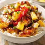 Pineapple Glazed Chicken with Pineapple-Jalapeño Salsa