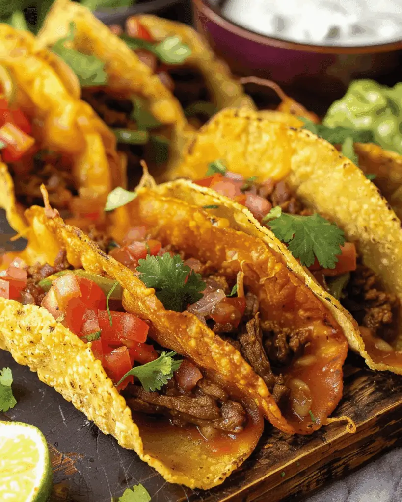 Oven-Baked Crispy Tacos
