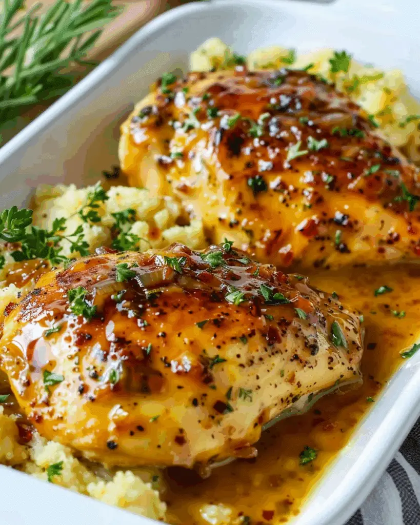 Easy Baked Honey Dijon Chicken