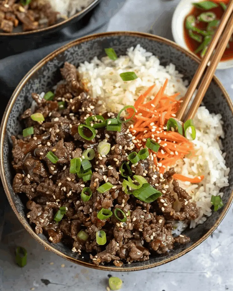 Korean Beef Bowl