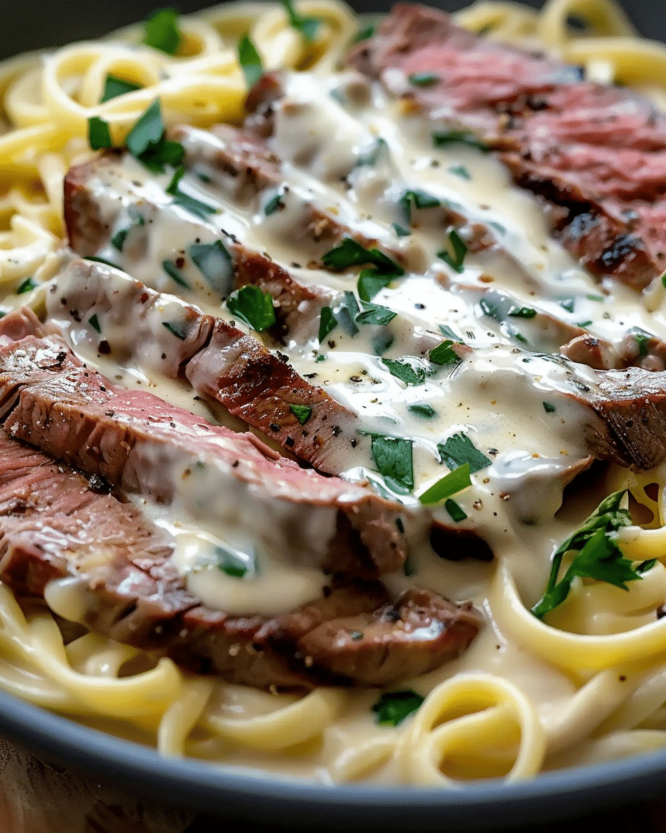 Savory Steak Gorgonzola Alfredo with Creamy Parmesan Sauce | Evelyn's ... Savory Steak Gorgonzola Alfredo with Creamy Parmesan Sauce | Evelyn's ...