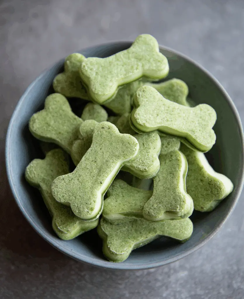 Frozen Dill & Cucumber Doggie Bites