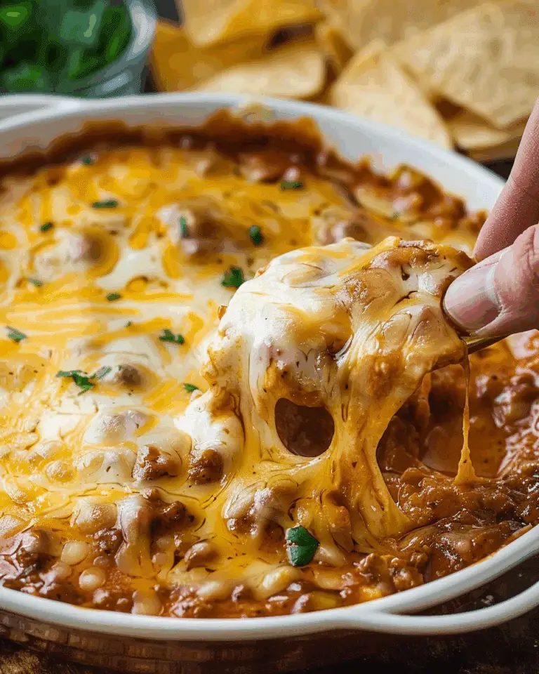 3-Ingredient Chili Cheese Dip