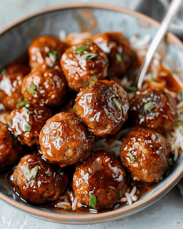 Easy Mongolian Meatballs