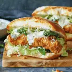 Crispy Chicken Caesar Sandwich