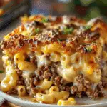 Meatloaf Mac and Cheese Casserole