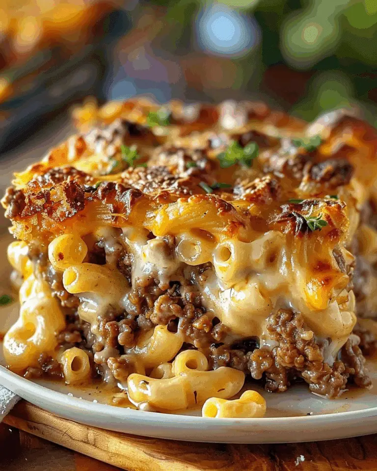 Meatloaf Mac and Cheese Casserole