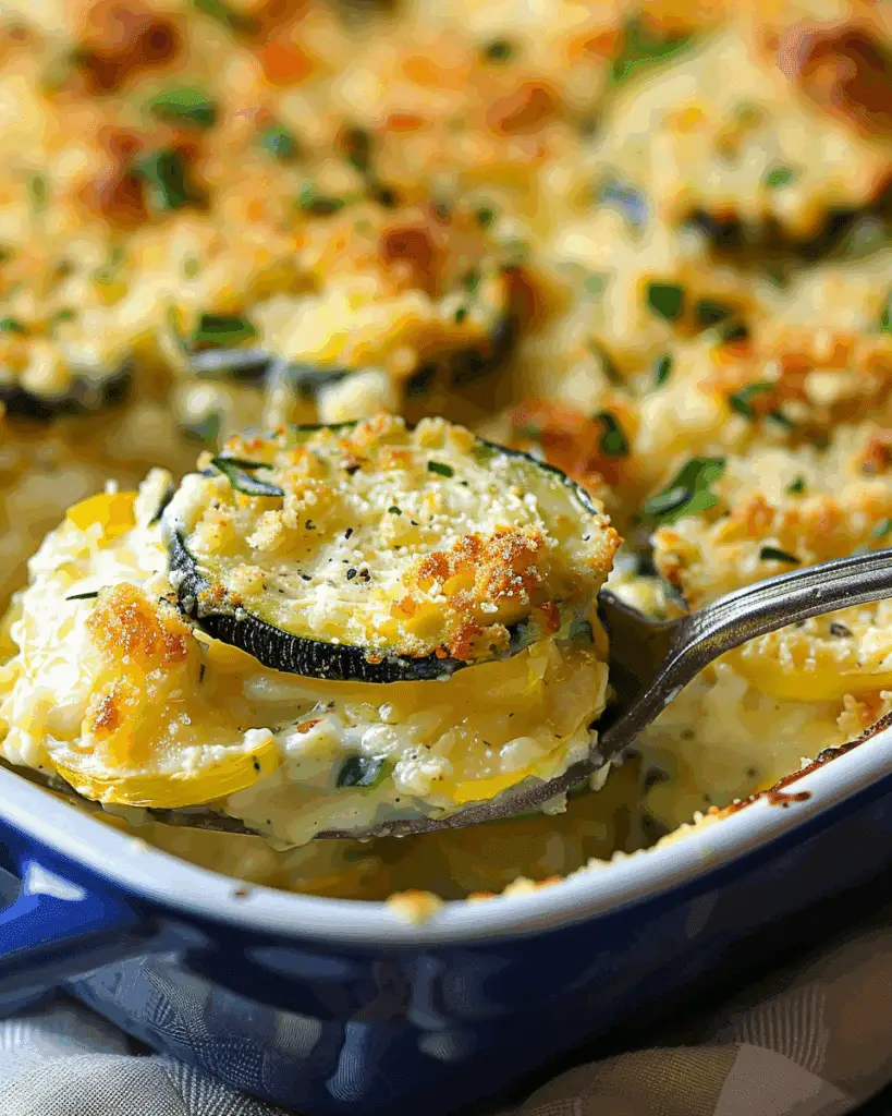 Baked Zucchini Parmesan Casserole