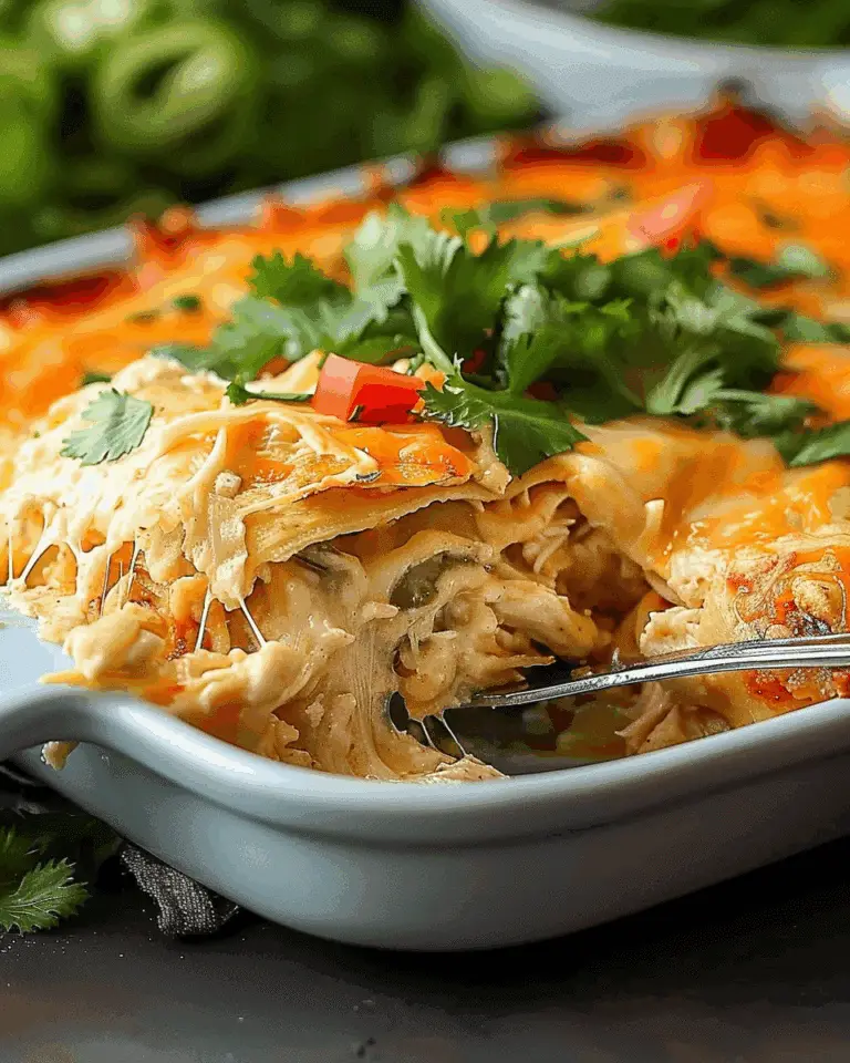 Sour Cream Chicken Enchilada Casserole