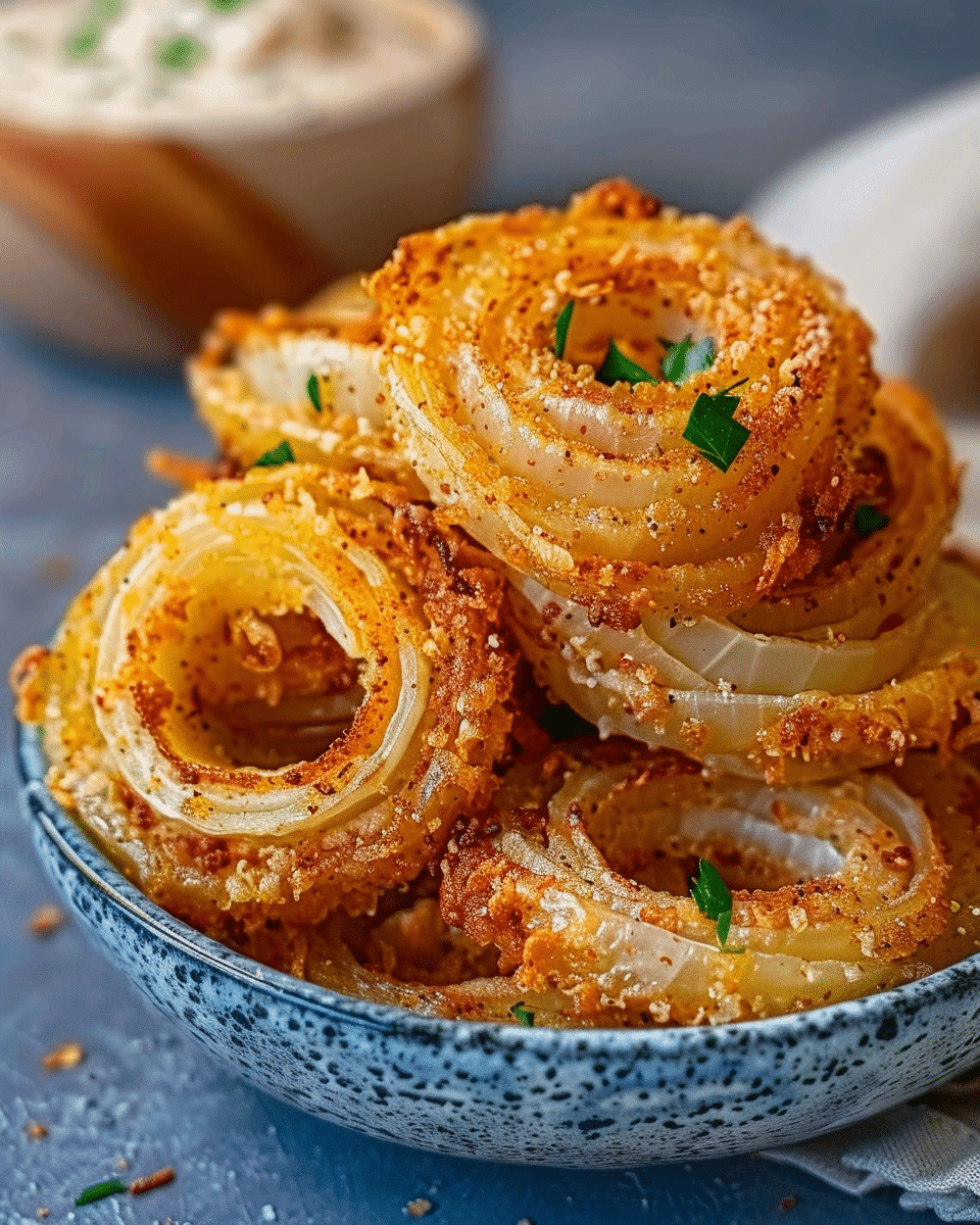 Baked Parmesan Onion Rings (Keto-Friendly & Ultra-Crispy) | Evelyn's ...