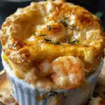 Seafood Pot Pie with Cheddar Bay Biscuit Topping