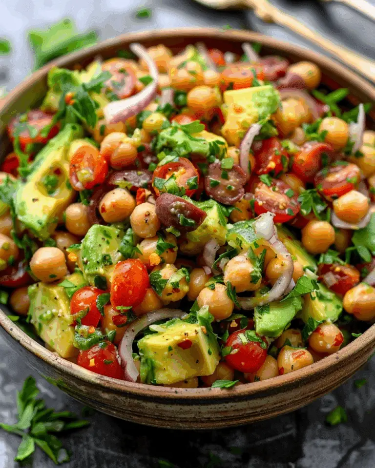 Chickpea Avocado Salad