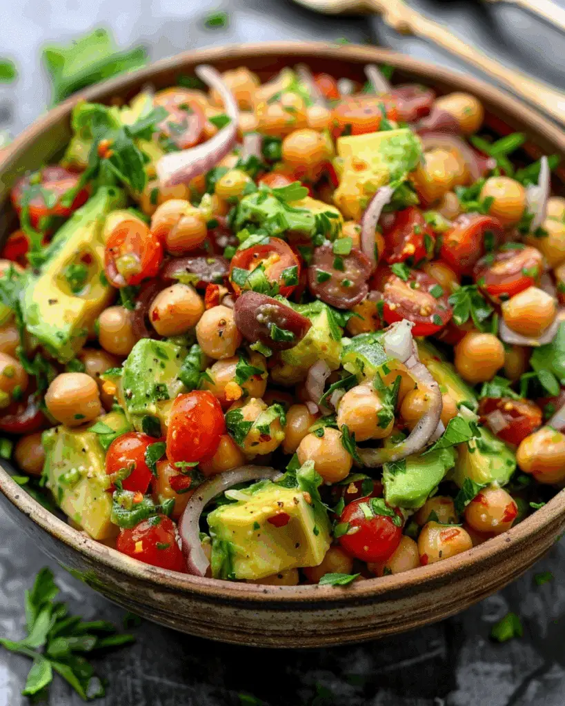 Chickpea Avocado Salad