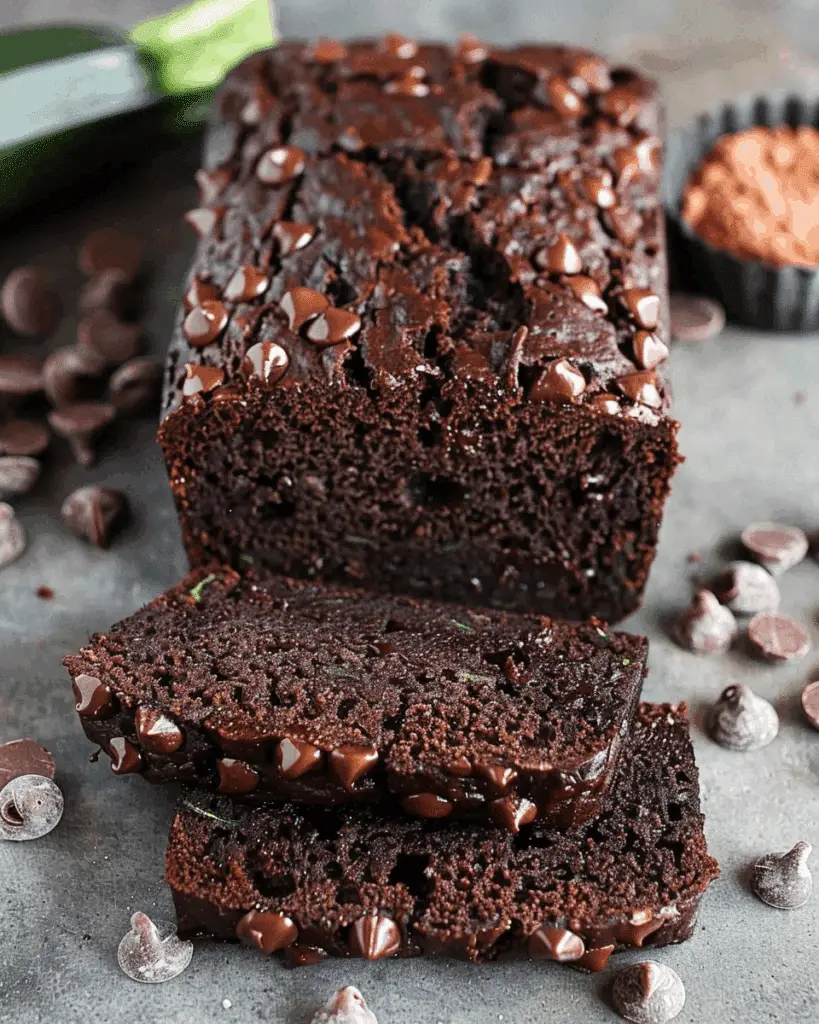 Fudgy Chocolate Zucchini Bread