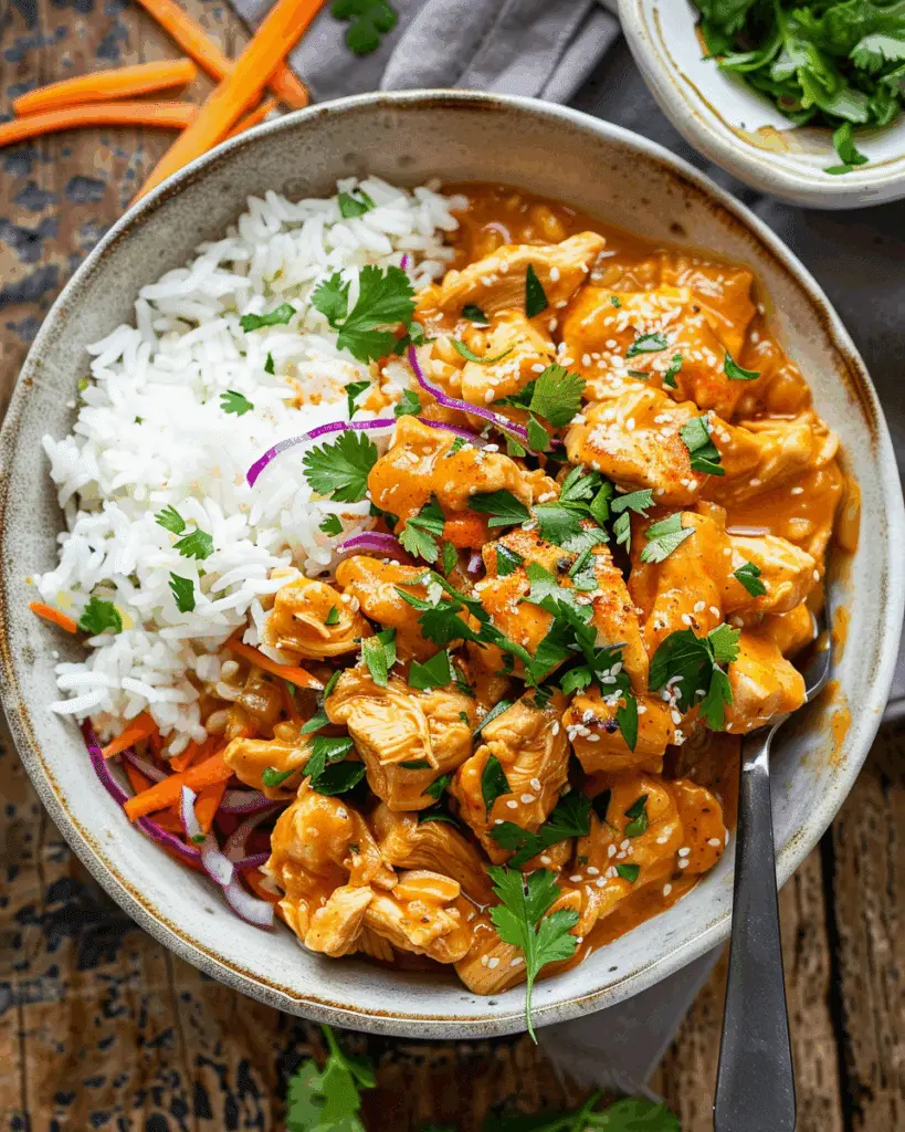 Coconut Chicken Rice Bowl