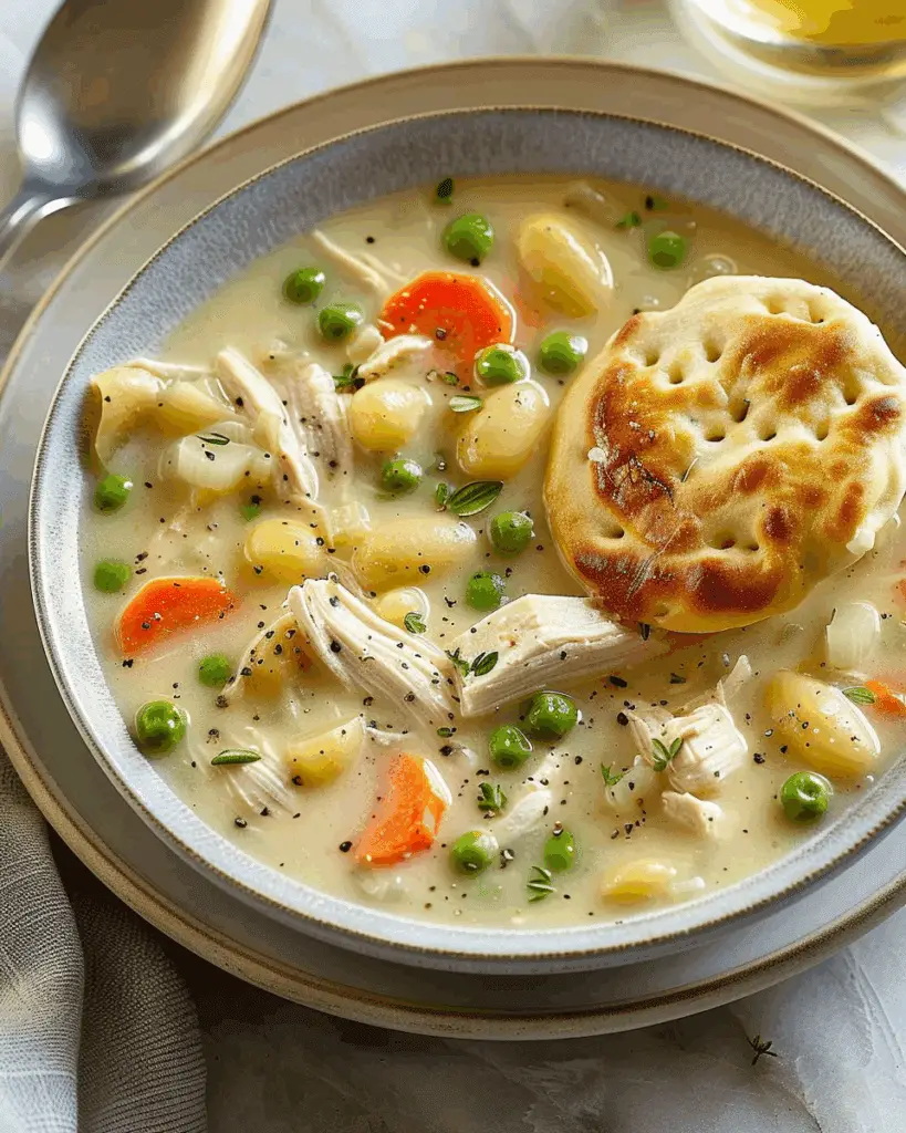 Creamy Chicken & Vegetable Soup