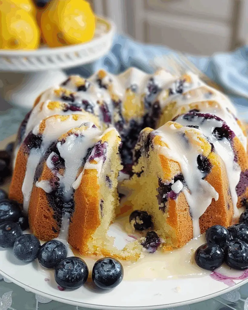 Lemon Blueberry Pound Cake
