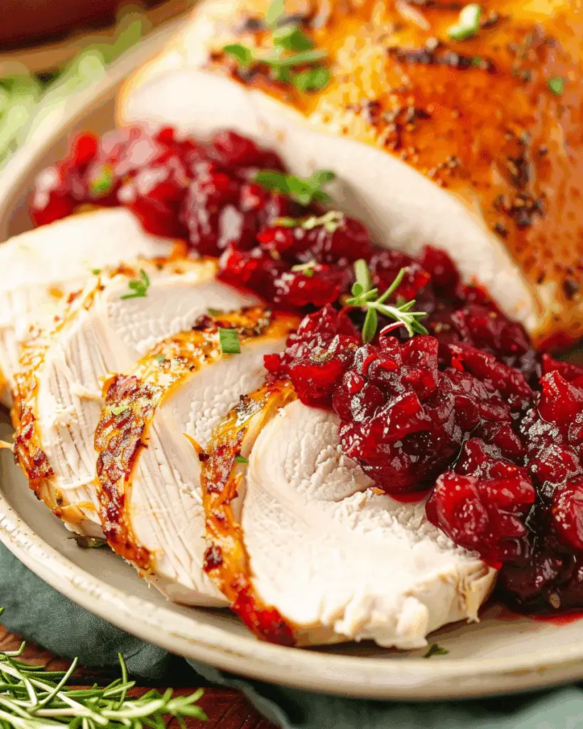 Slow Cooker Cranberry Turkey Breast