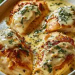 Creamy Baked Asiago Chicken