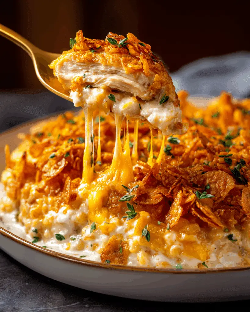 French Onion Chicken and Rice Casserole