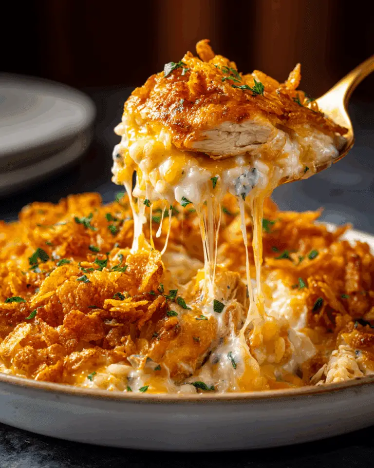 French Onion Chicken and Rice Casserole
