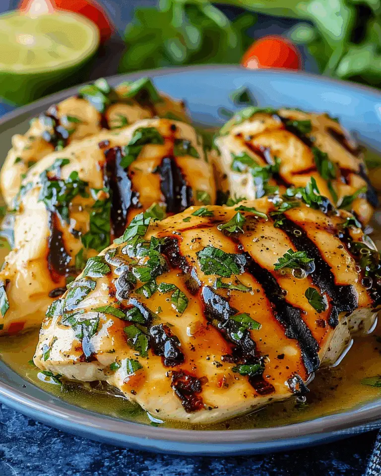 Grilled Salsa Verde Pepper Jack Chicken