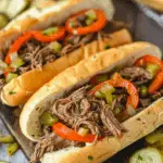 Slow Cooker Italian Beef Subs