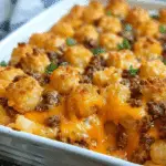 Tater Tot Casserole with Ground Beef