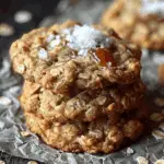 Salted Caramel Oatmeal Cookies