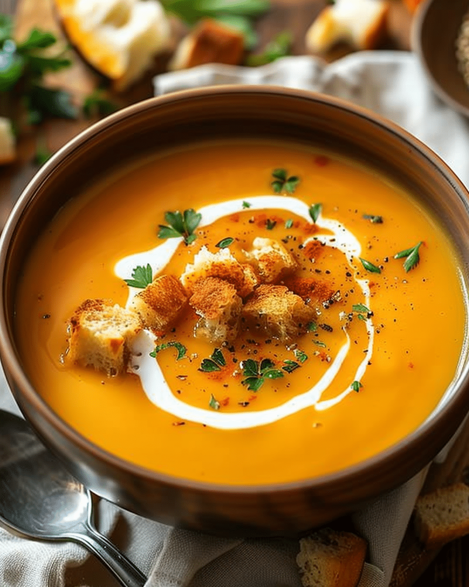 Creamy Butternut Squash Soup for Cozy Fall Nights