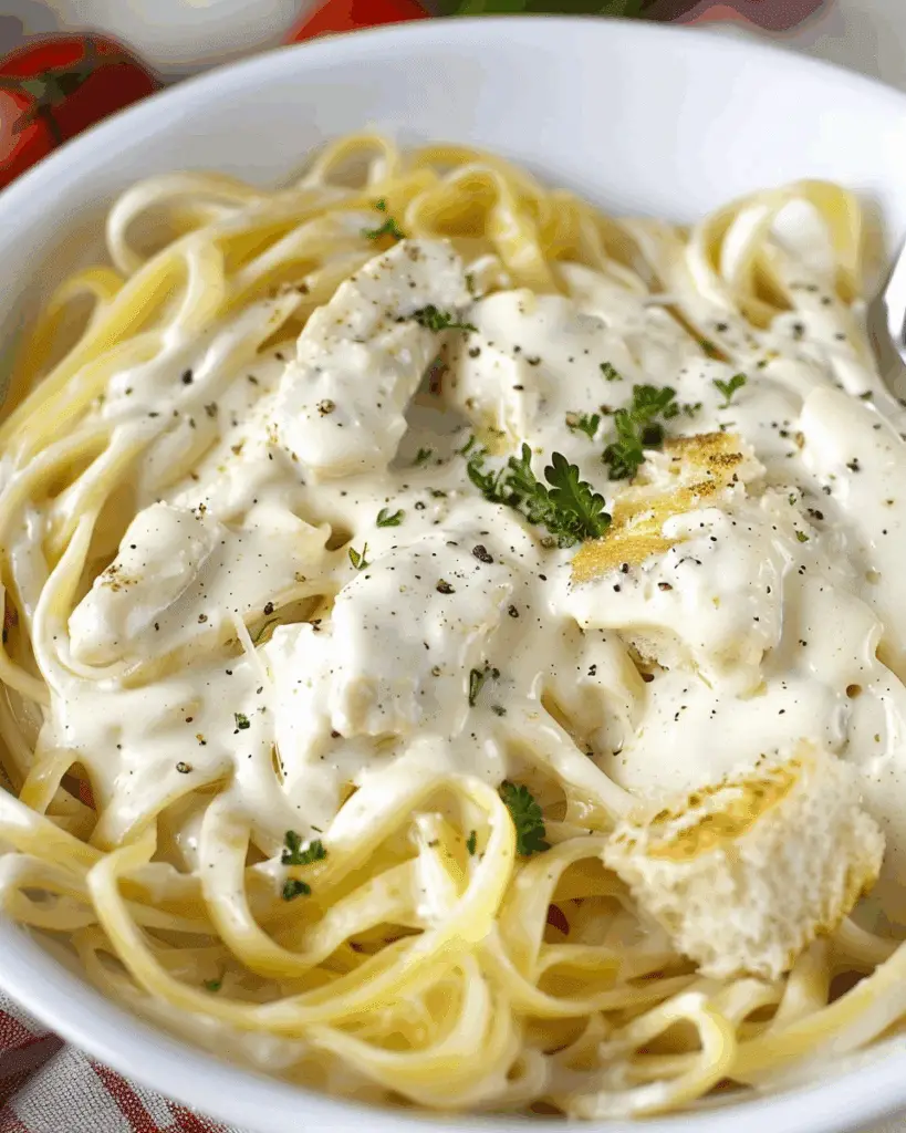 Creamy Copycat Olive Garden Fettuccine Alfredo