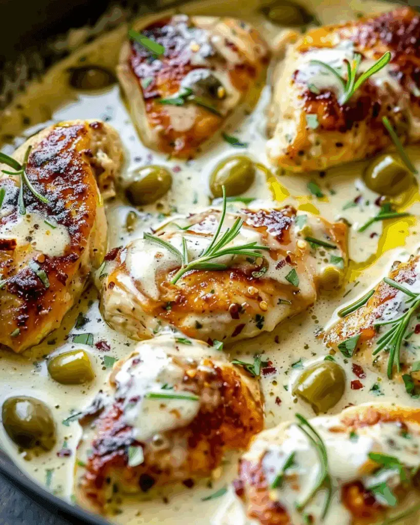 Creamy Pepperoncini Chicken Skillet