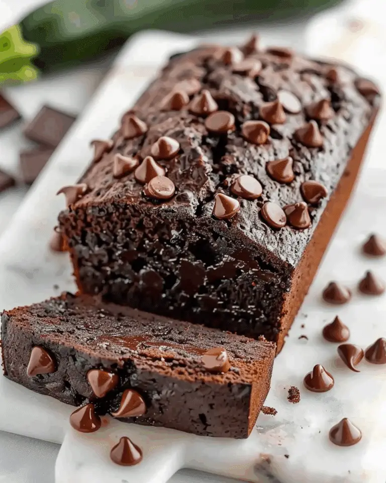 Chocolate Zucchini Bread with Sour Cream