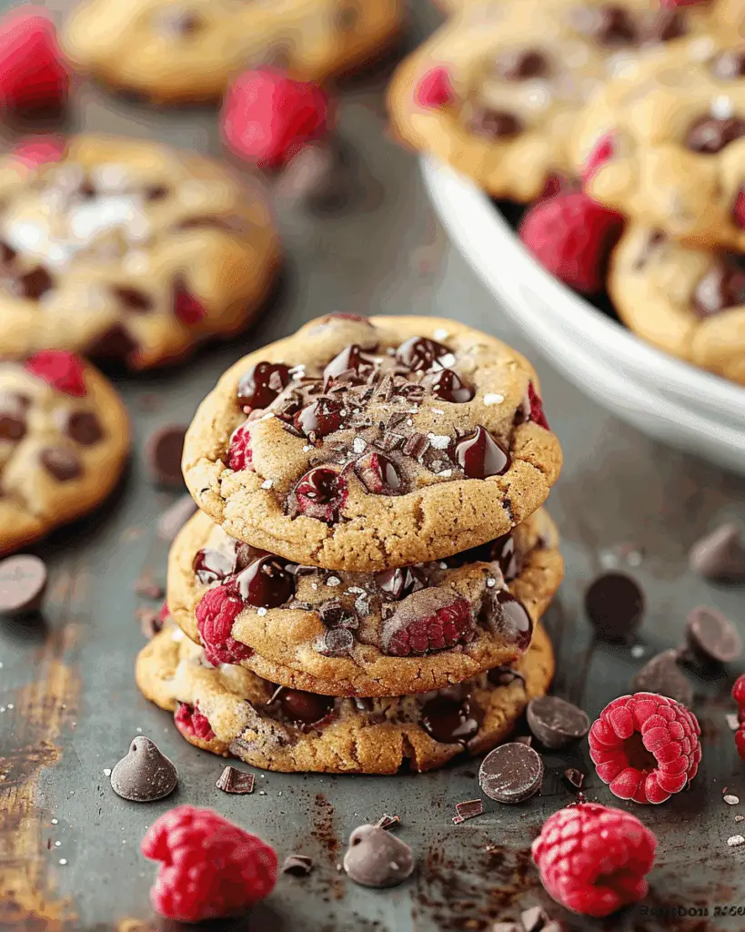 Raspberry Chocolate Chip Cookies