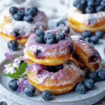 30-Minute Vegan Blueberry Donuts