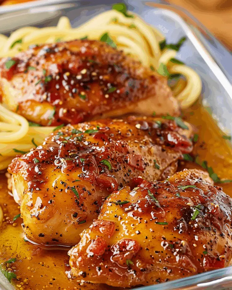 Brown Sugar Italian Baked Chicken