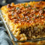 Meatloaf Mac and Cheese Casserole