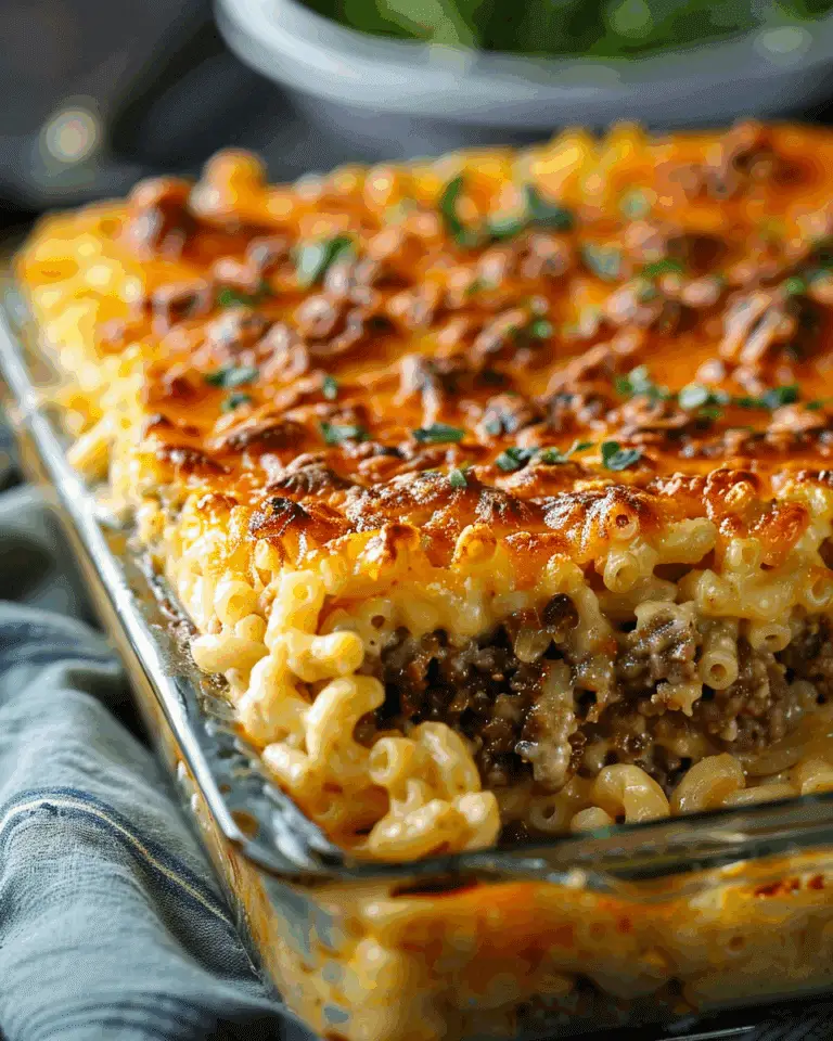 Meatloaf Mac and Cheese Casserole