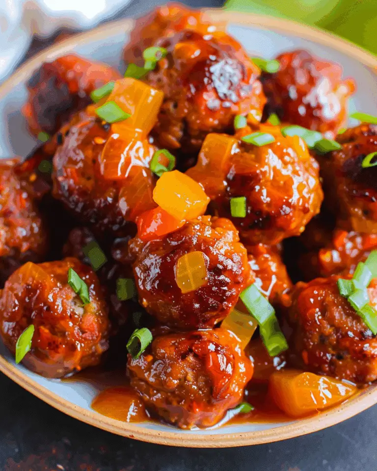 Sweet and Sour Meatballs