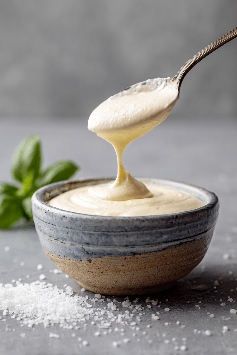 Creamy White Garlic Pizza Sauce