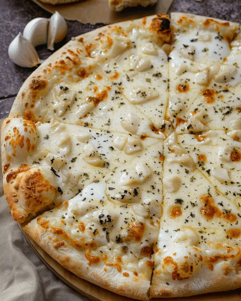 Creamy White Garlic Pizza Sauce