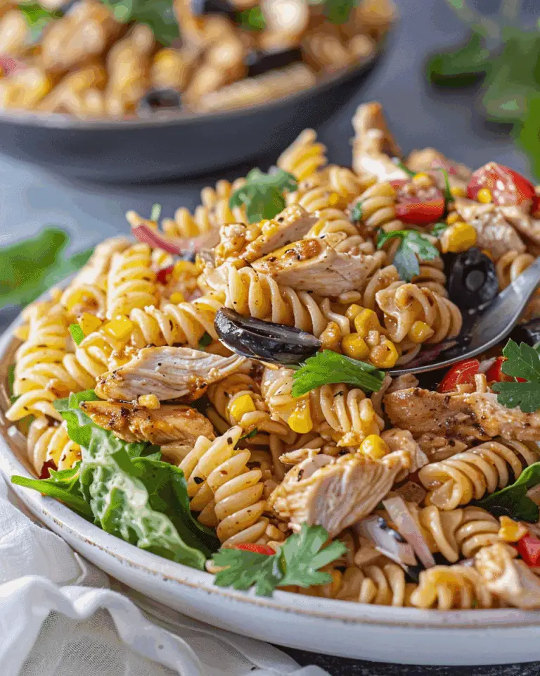 BBQ Chicken Pasta Salad