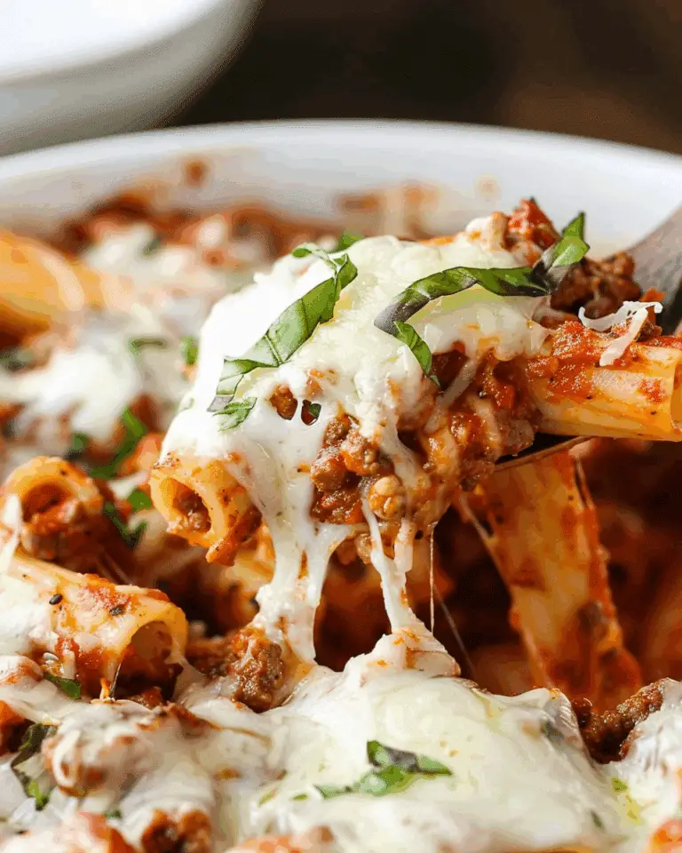 Crockpot Baked Ziti