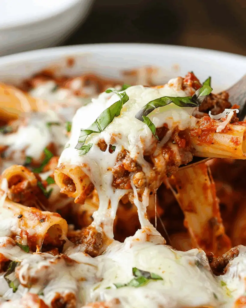 Crockpot Baked Ziti