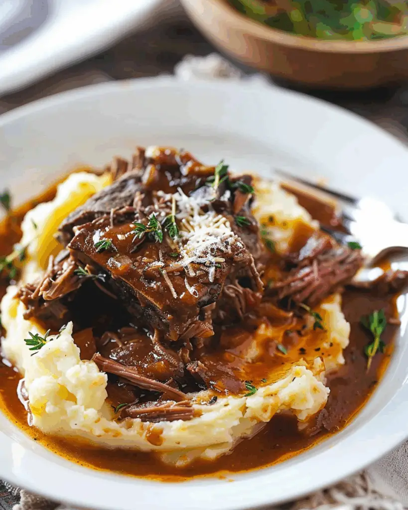 Short Rib Ragu with Parmesan Mashed Potatoes